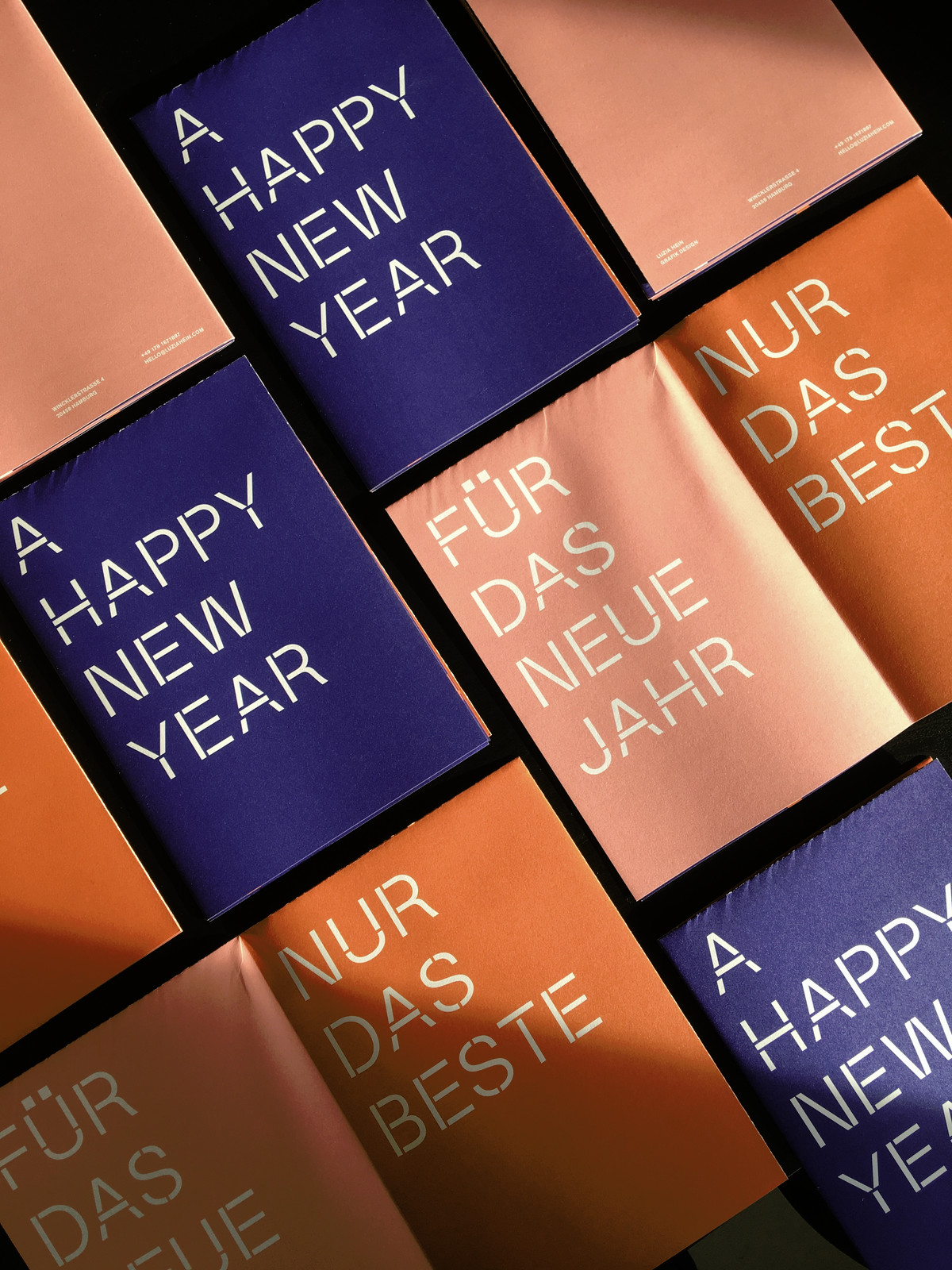 “Happy 2020”, 2020, by Luzia Hein - typo/graphic posters