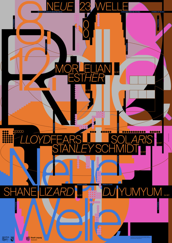 “Riddle”, 2023, by Anja Kaiser for 100 beste Plakate - typo/graphic posters