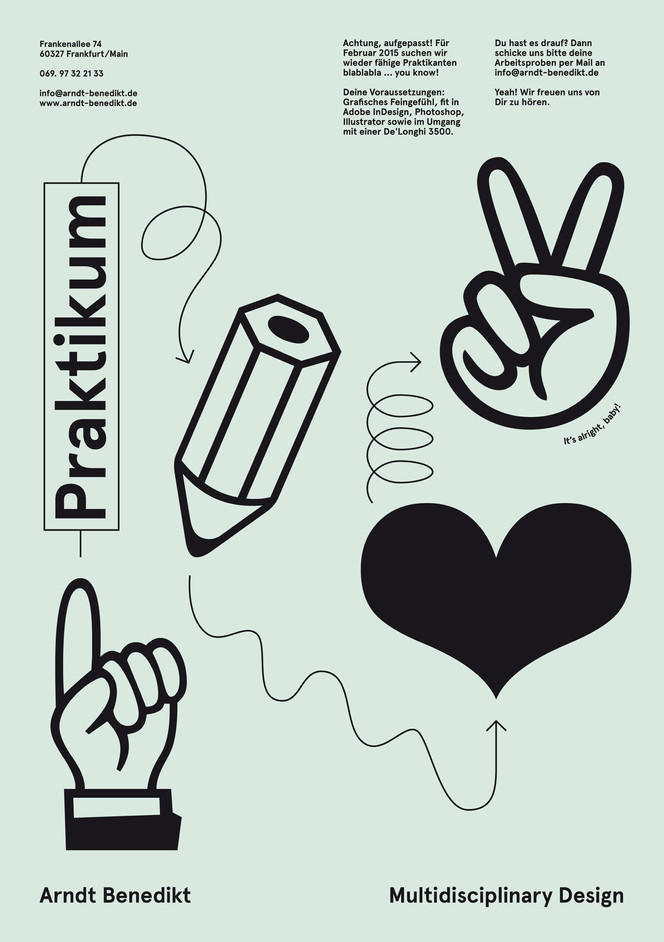 arndt benedikt typo/graphic posters
